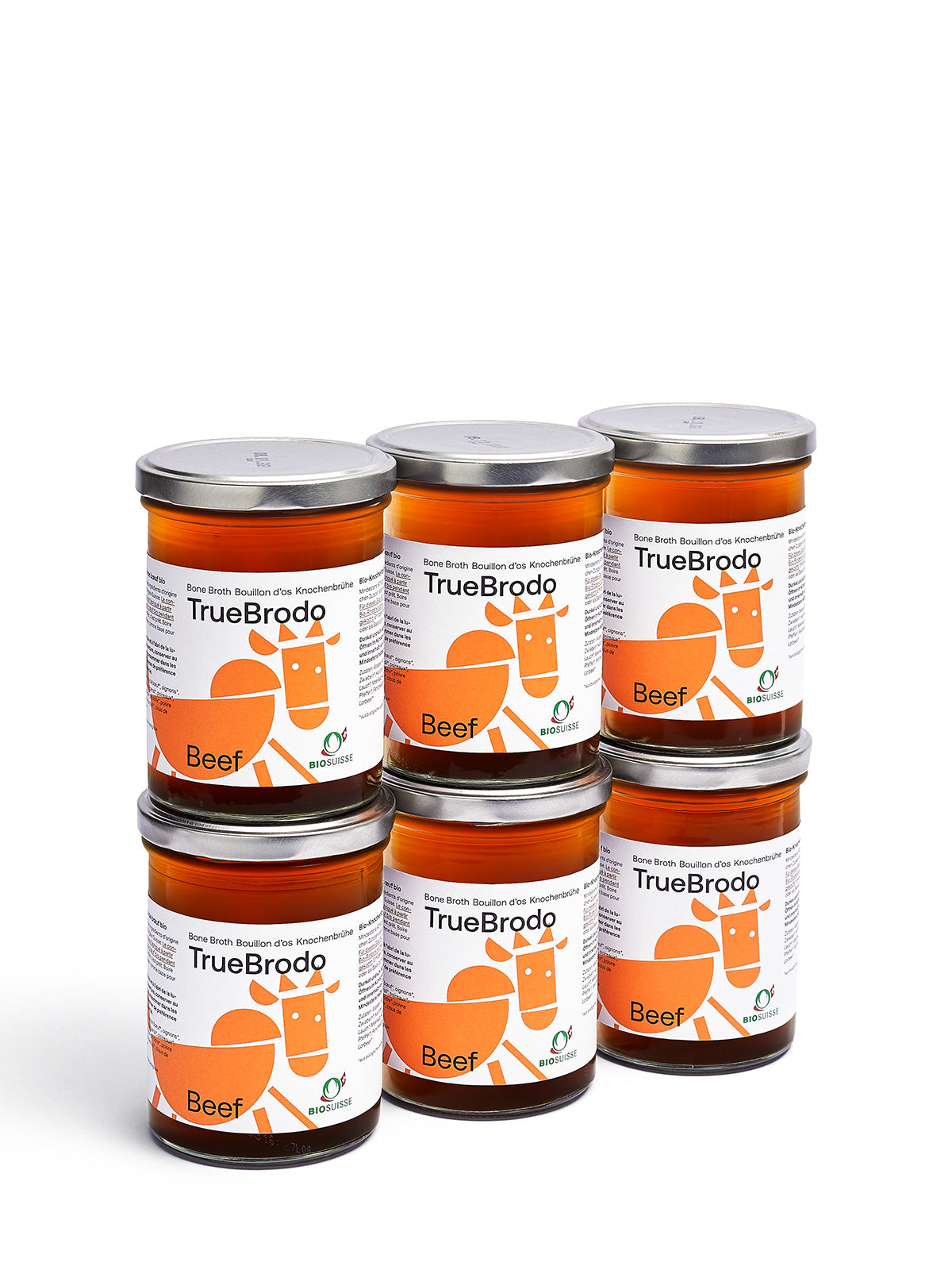 Bio Rinder-Knochenbrühe (6x 380ml)