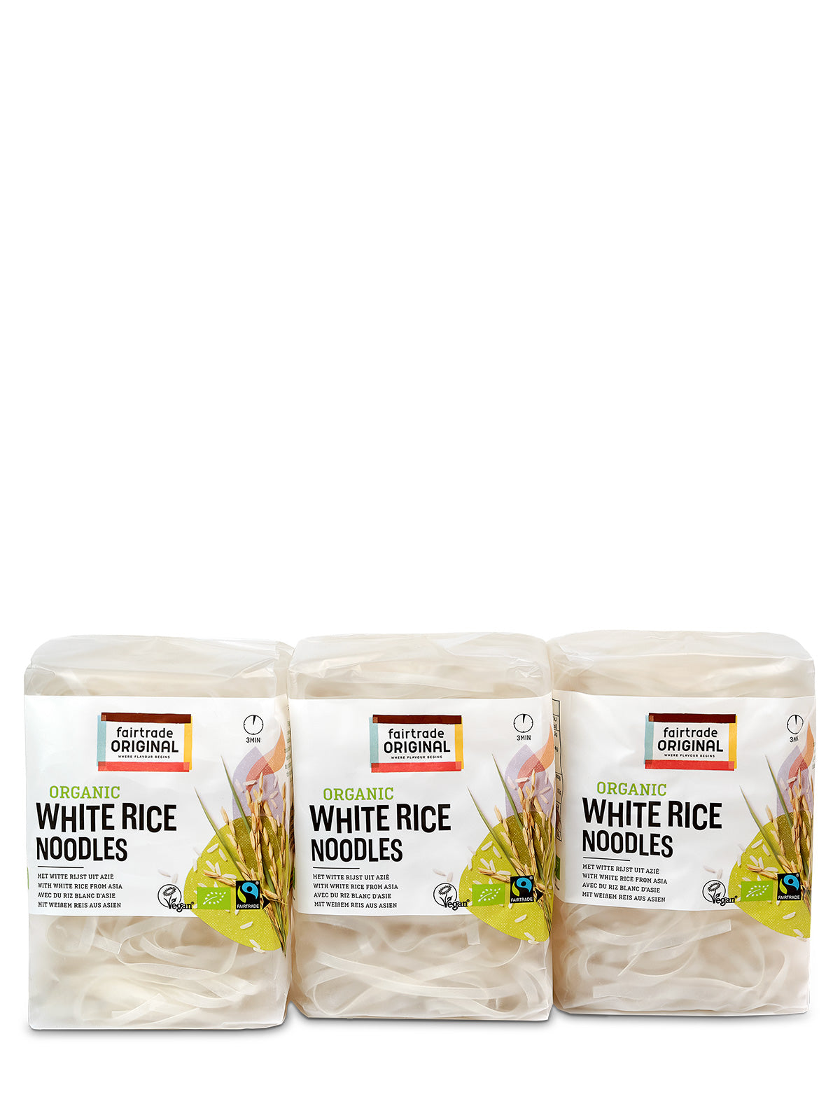Weisse Reisnudeln Bio-EU (3x225g)
