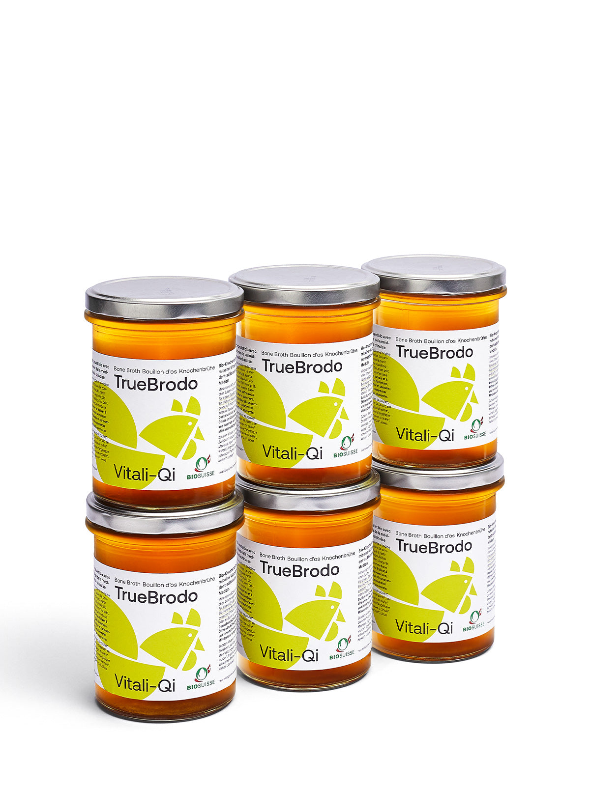 Vitali-Qi – Bio Hühner-Knochenbrühe mit Wurzelextrakt (6x380ml)