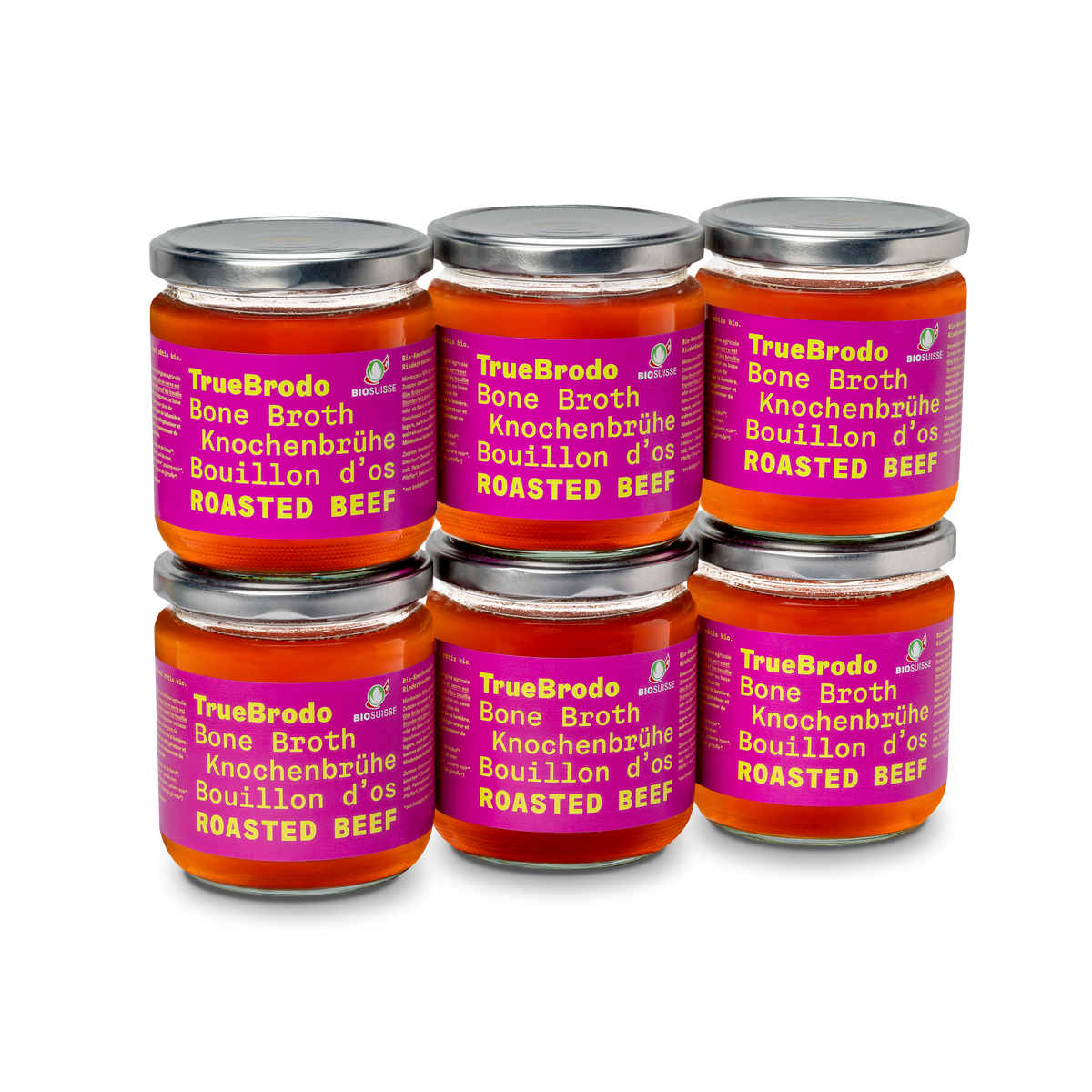 Bio geröstete Rinder-Knochenbrühe (6x355ml)