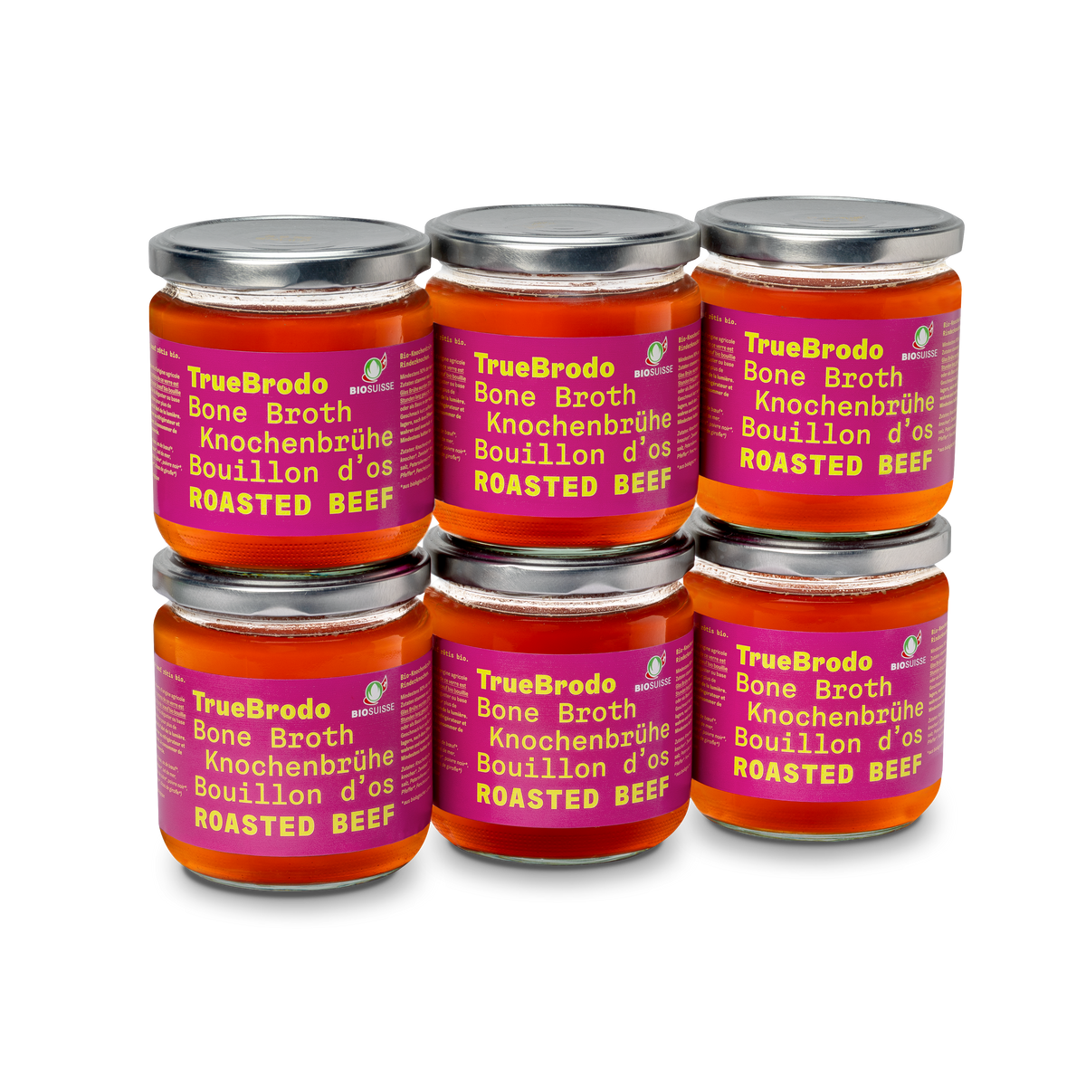 Bio geröstete Rinder-Knochenbrühe (6x355ml)