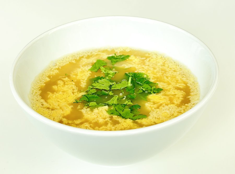 Breakfast broth - healthy and packed with protein