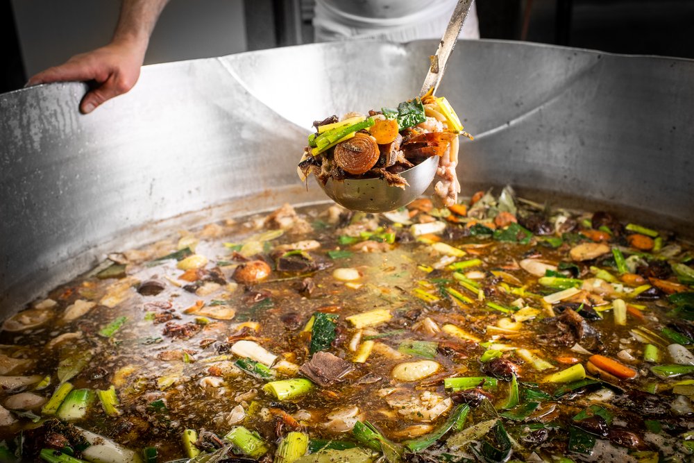 Bouillon d'os de poulet, BIO, de la Suisse